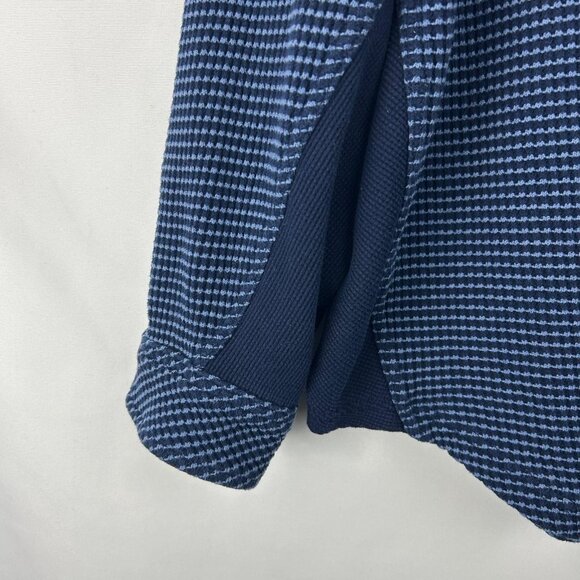 Aerie Women's Size XL Lumberjane Waffle Shirt Jacket Blue With Chest Pockets - Picture 13 of 16